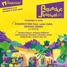 Imagination, Keziah Jones, La Yegros - Aqueduc Festival